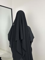 GHASHWA NIQAB BLACK  1