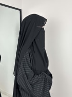 GHASHWA NIQAB BLACK  2