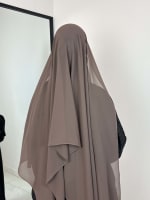 GHASHWA NIQAB TAUPE 6