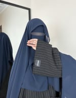 GHASHWA NIQAB MIDNIGHT NAVY 4
