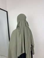 KHIMAR NIQAB SAGE GREEN 4