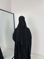 KHIMAR NIQAB BLACK 1