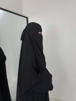 KHIMAR NIQAB BLACK 2