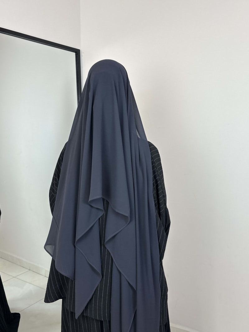 GHASHWA NIQAB DARK SLATE GRAY