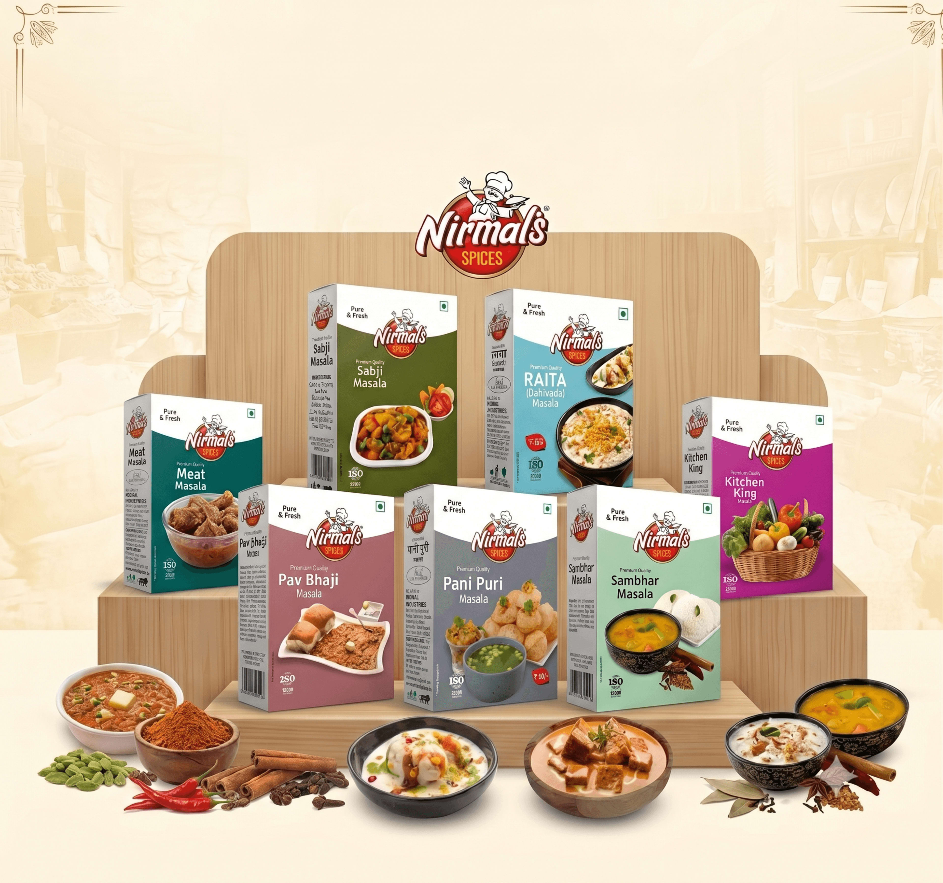 Nirmal's Spices – Premium Quality Masala Product Range