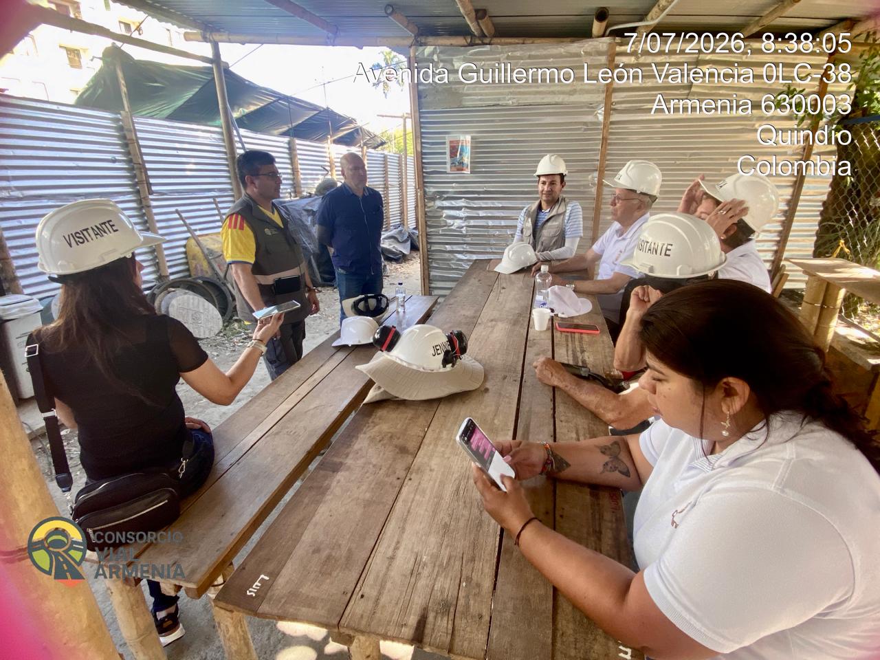 La Junta Administradora Local (JAL) de la Comuna 10 inspecciona las obras del Ordenador Vial