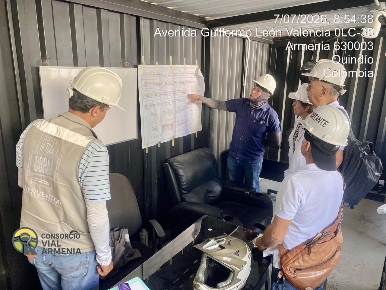 La Junta Administradora Local (JAL) de la Comuna 10 inspecciona las obras del Ordenador Vial 3