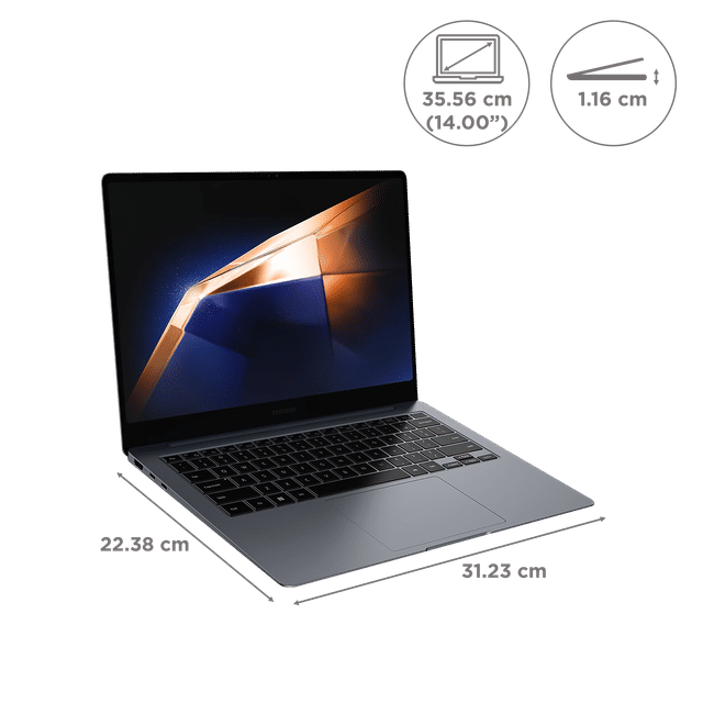 Samsung Book 4 Pro Gaming Laptop 16-wf1096TX, Black