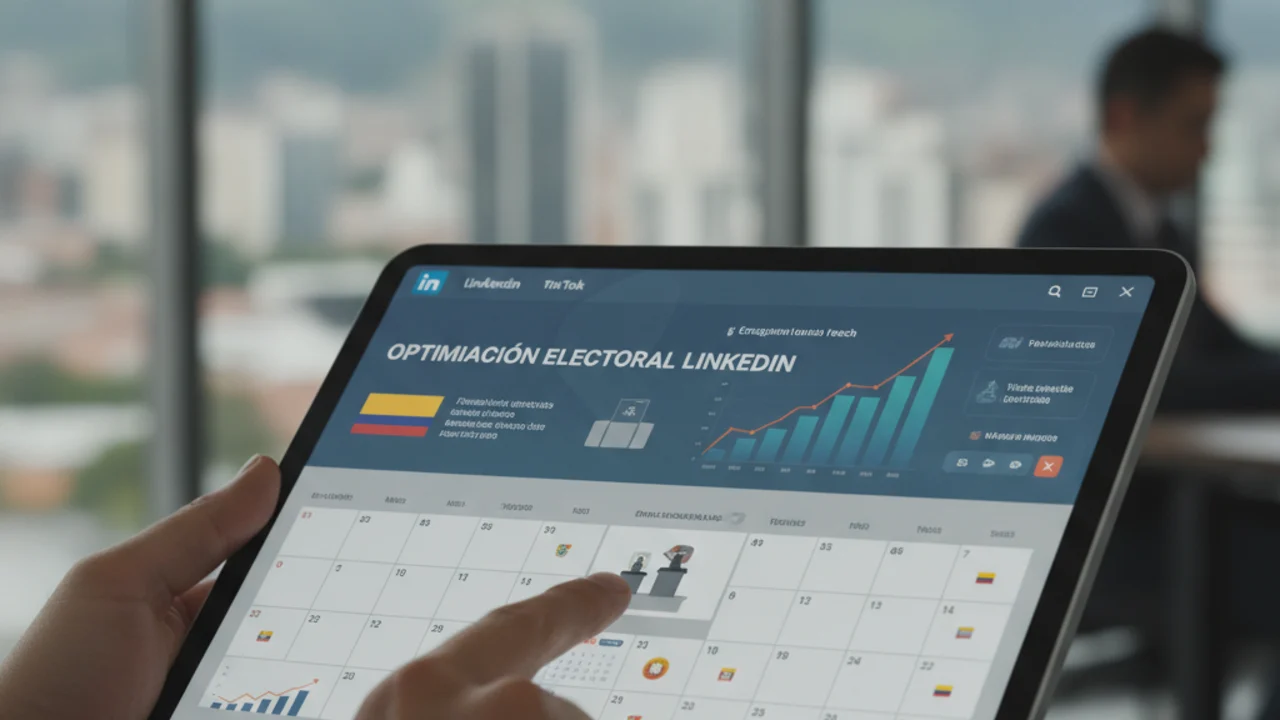 Cómo usar un gestor de publicaciones LinkedIn para destacar durante las elecciones en Colombia 2026
