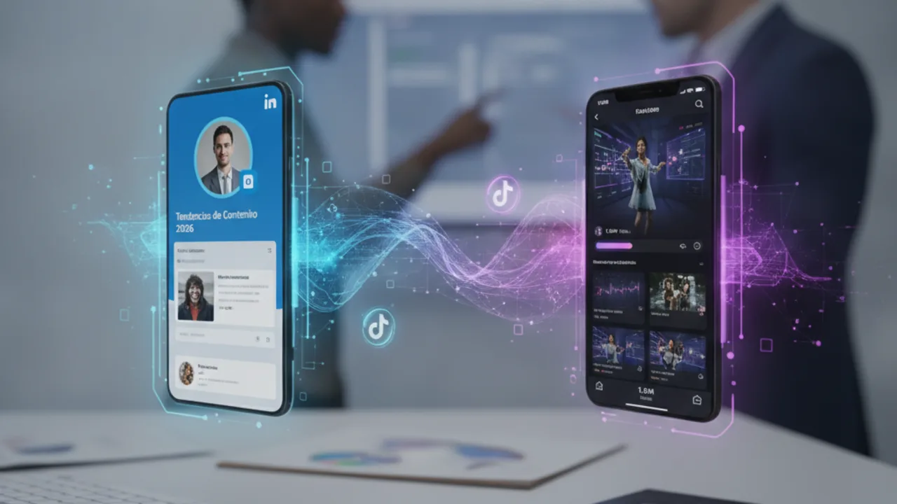 Integración LinkedIn TikTok: Cómo crear sinergias entre ambas plataformas en 2026