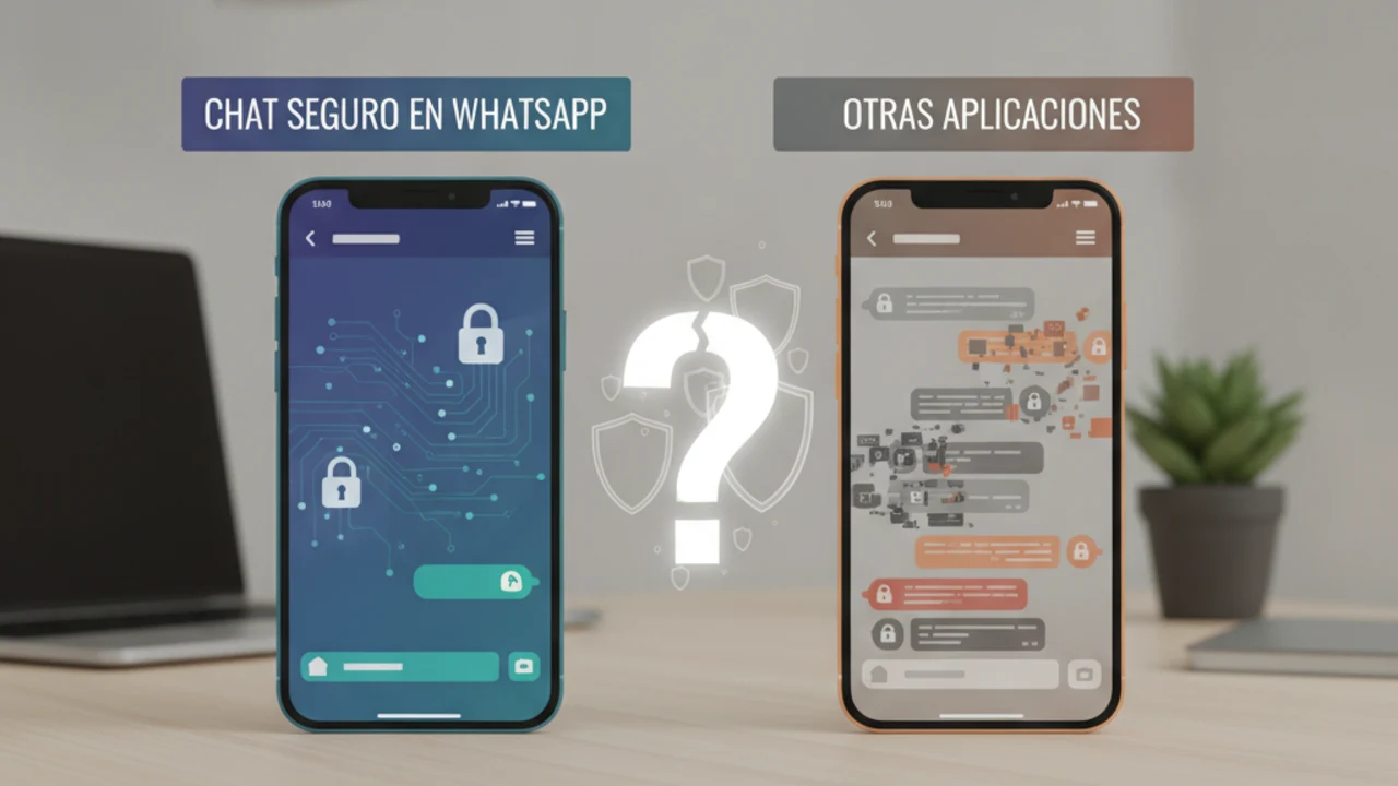 ¿Qué diferencia un chat seguro en WhatsApp de otras aplicaciones?