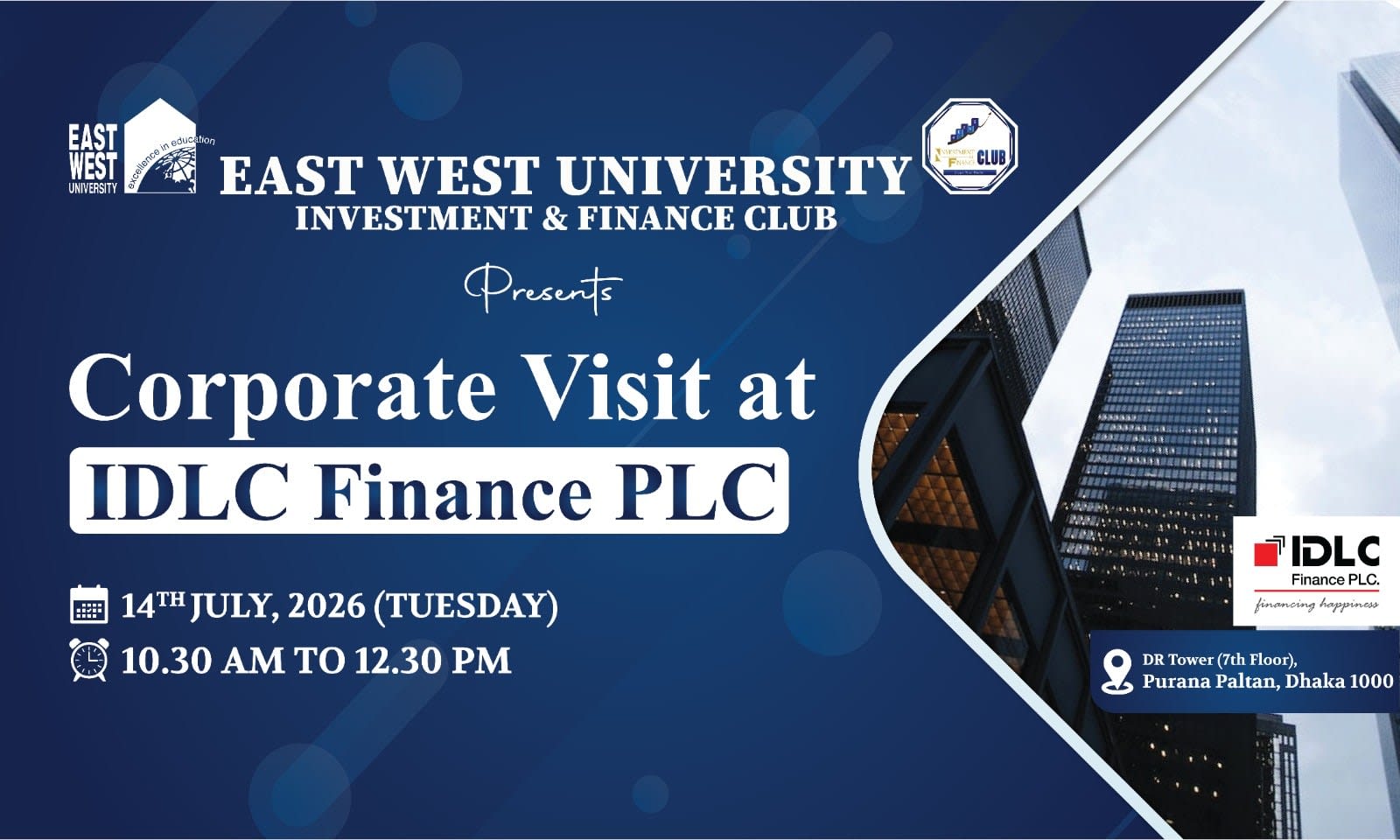 Corporate Visit at IDLC Finance Plc