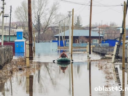 В Курганской области остаются затопленными 2176 жилых и 3380 дачных домов