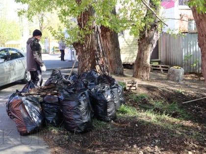 Курганцы продолжают участвовать в субботниках