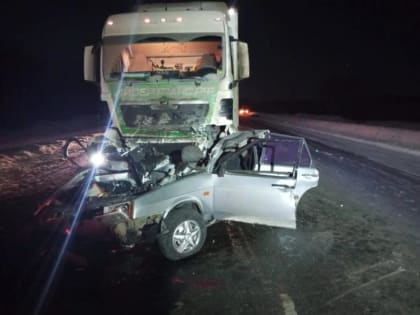 На трассе Курганской области после аварии с большегрузом погиб начинающий водитель