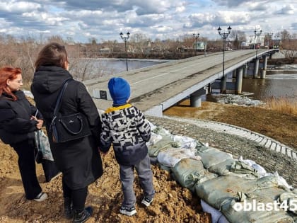 В Кургане с Кировского моста сняли перила