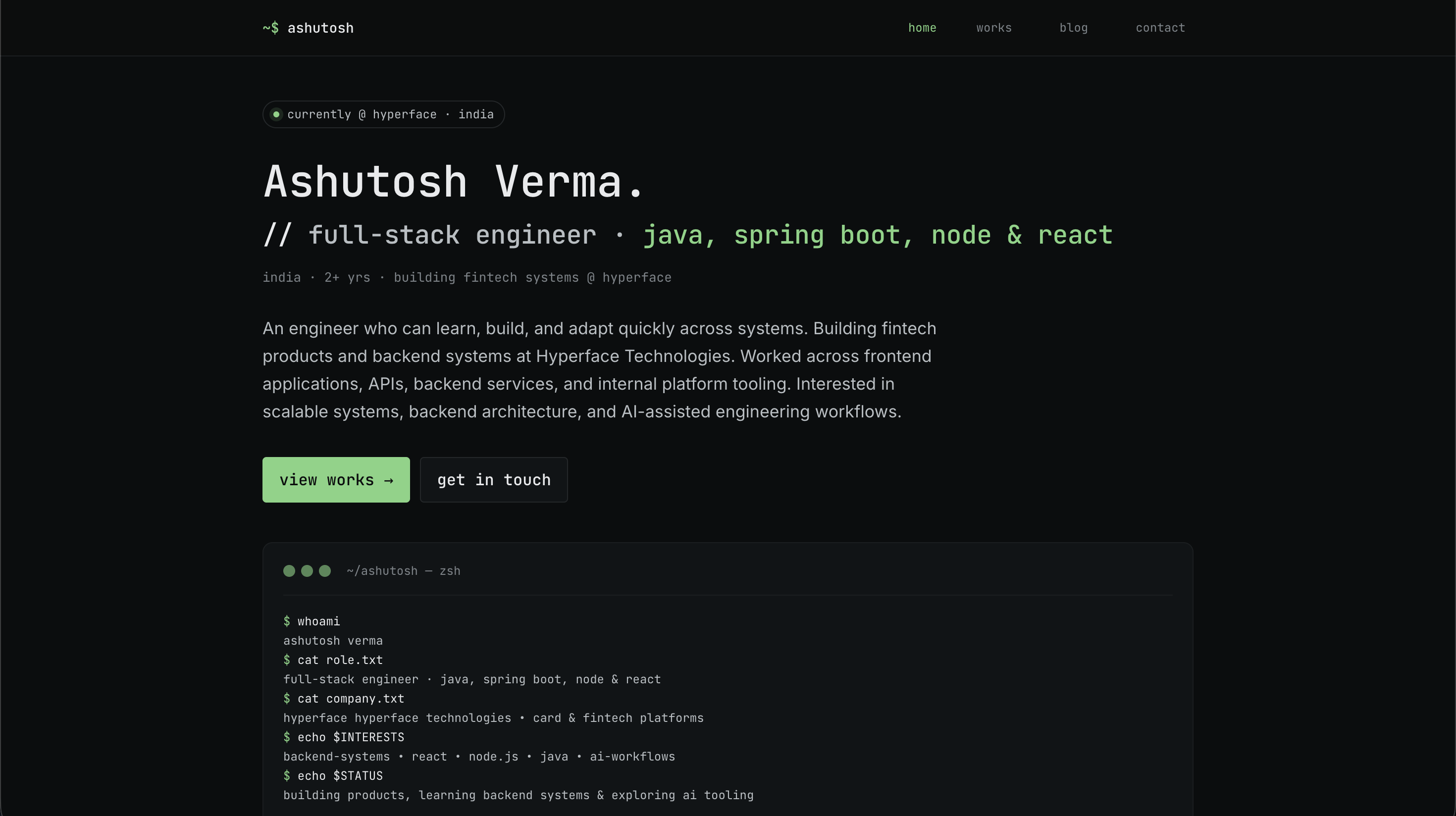 Personal Portfolio