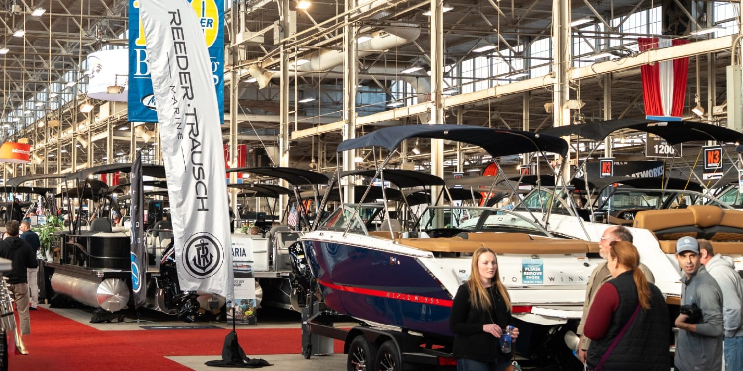 Reeder-Trausch Marine Indy boat display and showroom event