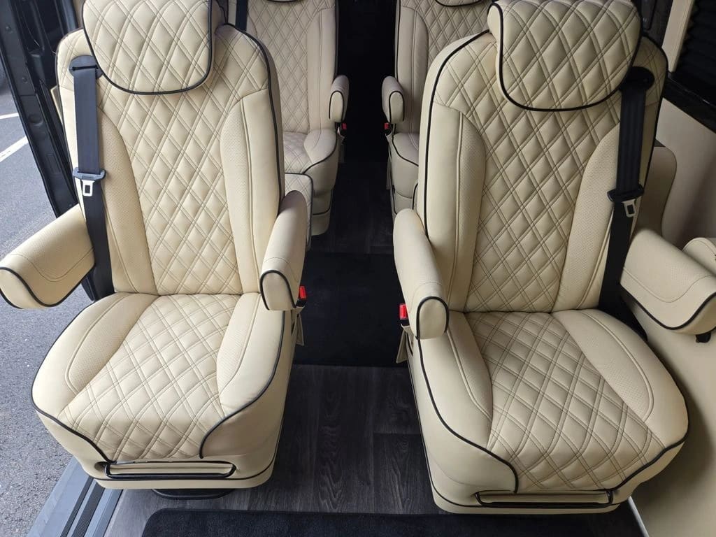 Explorer Limited Touring interior — luxury Sprinter van cabin