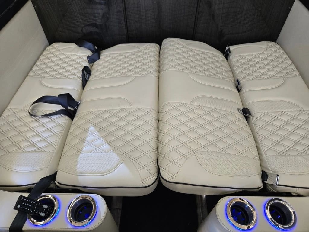 Discovery Adventure interior — luxury Sprinter van cabin