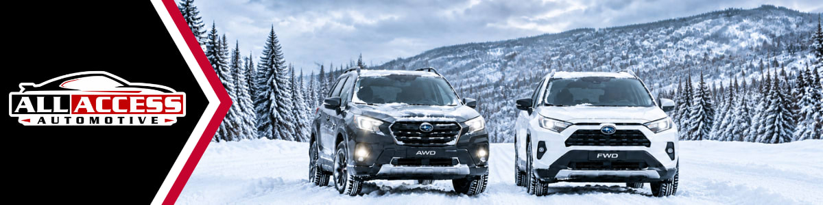 SUV driving on a snow-covered Western Pennsylvania road