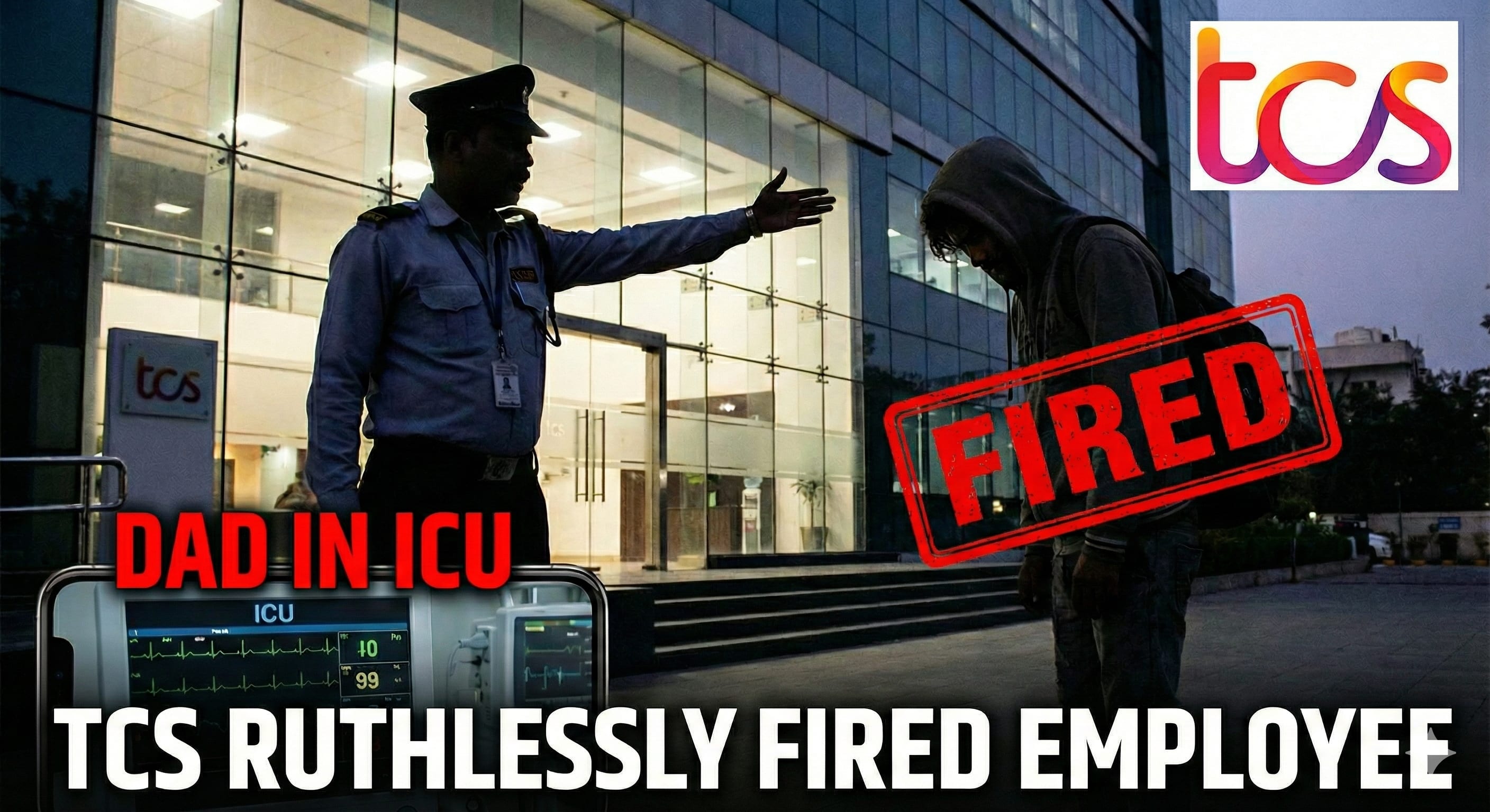 His father was in the ICU… TCS - Tata Consultancy Services forced him to resign, naked reality behind major IT firm’s workforce practices