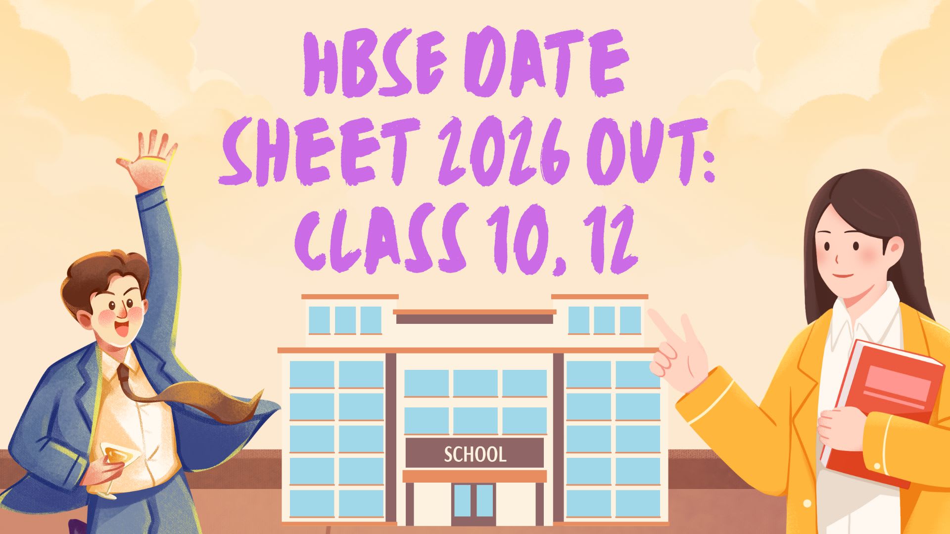HBSE Date Sheet 2026 Out: Class 10, 12 Exam Time Table PDF