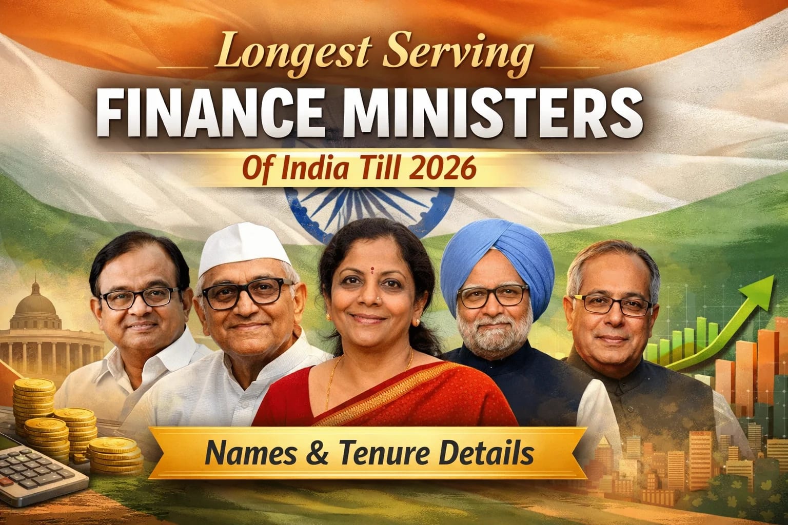 List of Longest Serving Finance Minister of India Till 2026