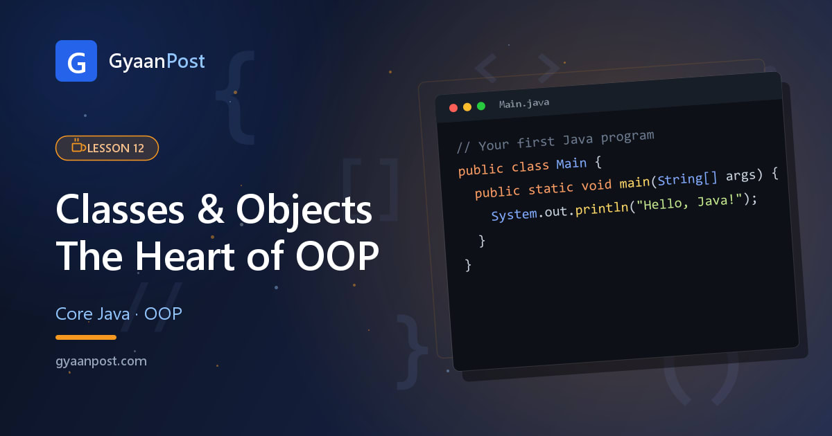 Classes and Objects in Java: The Foundation of OOP