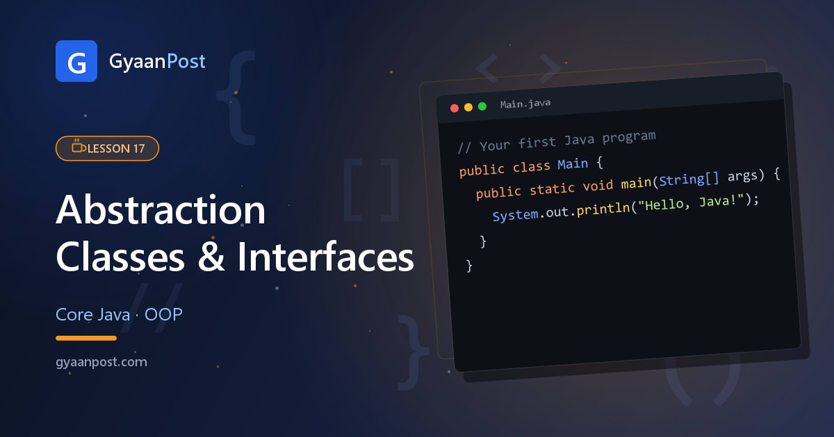 Abstraction in Java: Abstract Classes and Interfaces Explained