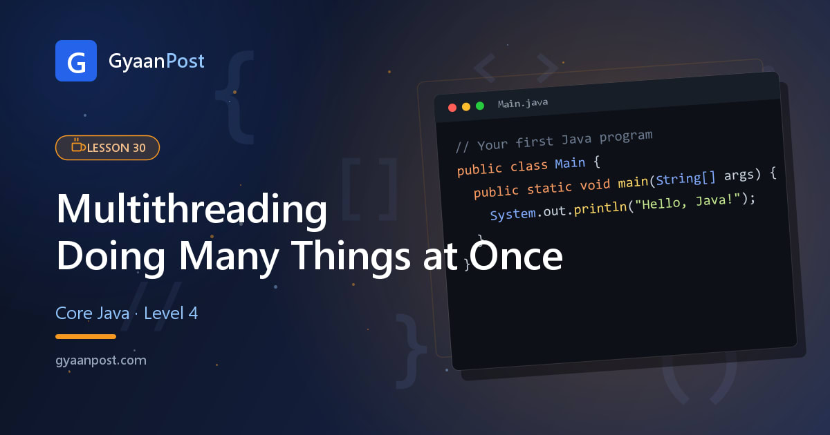 Multithreading in Java: Running Tasks in Parallel (Beginner Guide)
