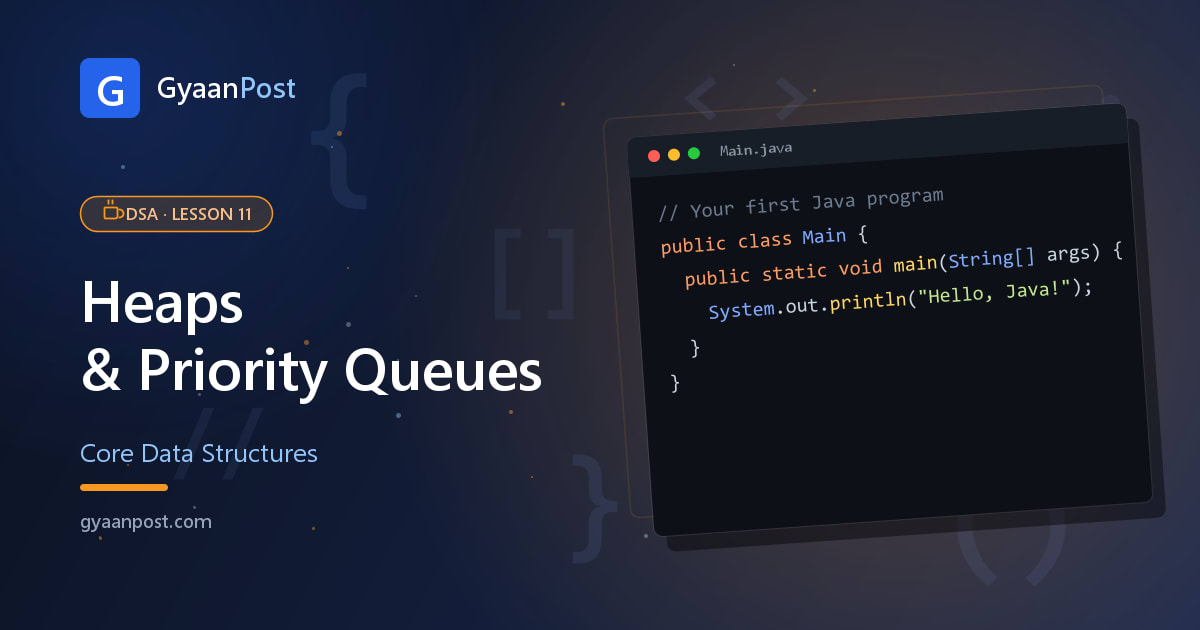DSA in Java: Heaps & Priority Queues (Beginner Guide)