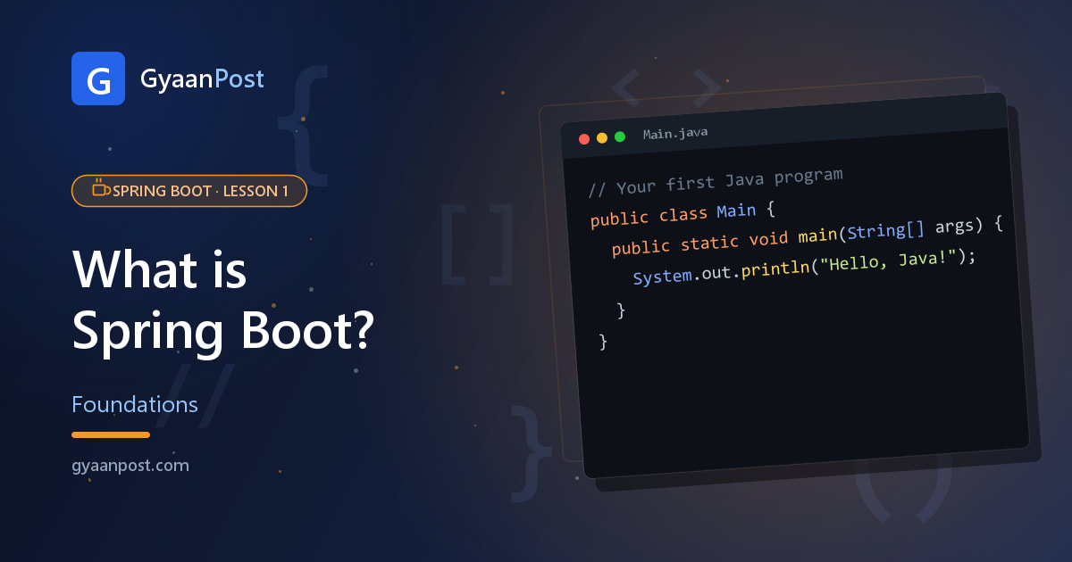 What is Spring Boot? A Beginner-Friendly Introduction