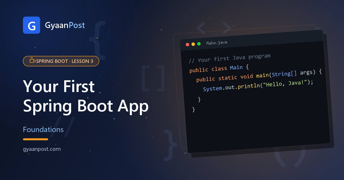 Build Your First Spring Boot App (Step-by-Step Beginner Guide)
