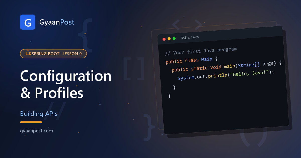 Spring Boot Configuration & Profiles (Beginner Guide)