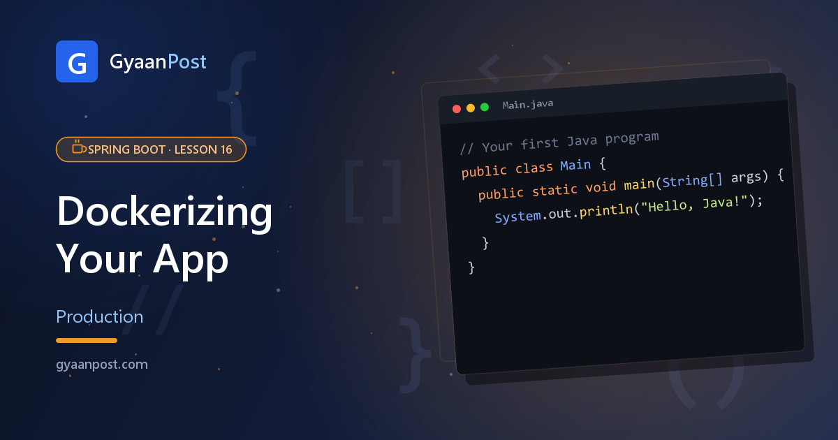 Dockerizing a Spring Boot App (Beginner Guide)