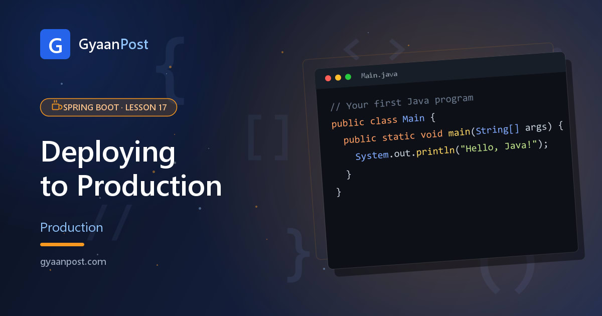 Deploying a Spring Boot App to Production (Beginner Guide)