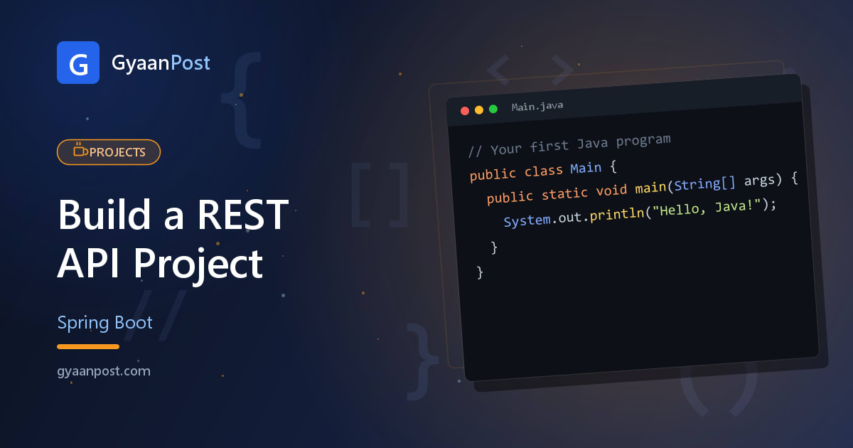 Build a Spring Boot REST API Project (Step by Step)