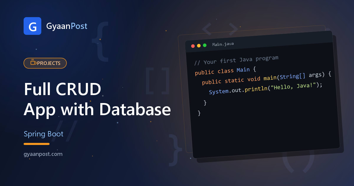 Build a Spring Boot CRUD App with a Database (Step by Step)