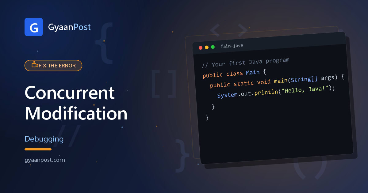 How to Fix ConcurrentModificationException in Java (Beginner Guide)