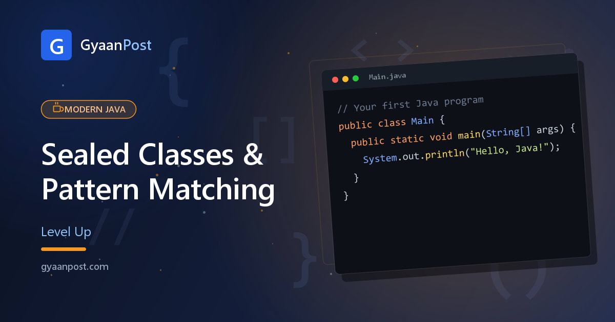 Java Sealed Classes & Pattern Matching Explained (Beginner Guide)