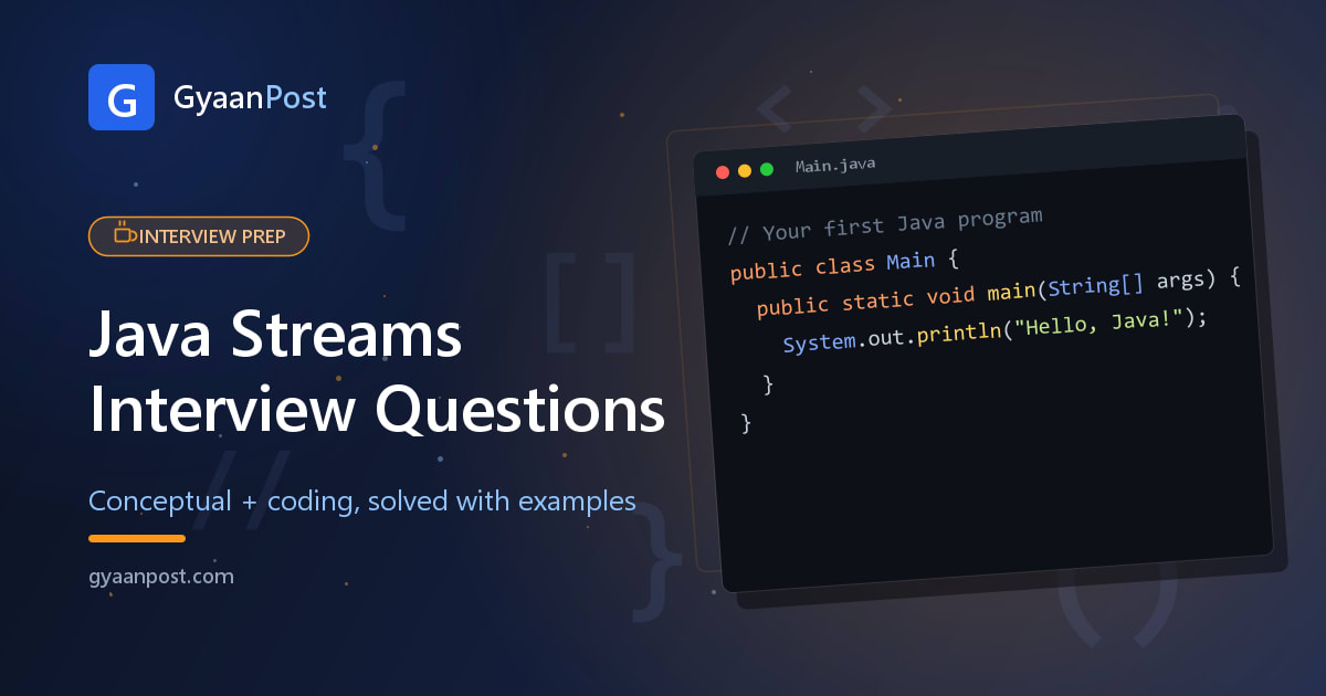 Advanced Java Streams Interview Questions (Senior-Level, With Code)