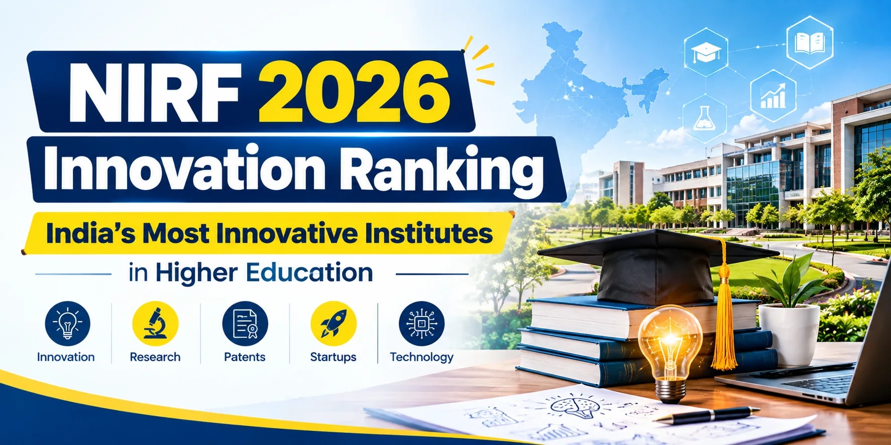 NIRF 2026 Innovation Ranking: Check India's Most Innovative Institutes in Higher Education