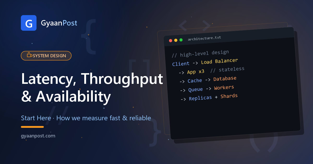Latency, Throughput & Availability: How We Measure Fast and Reliable