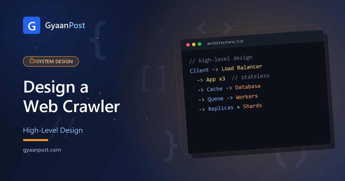 Design a Web Crawler (Googlebot) — System Design