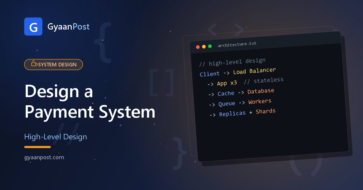 Design a Payment System (Stripe) — System Design