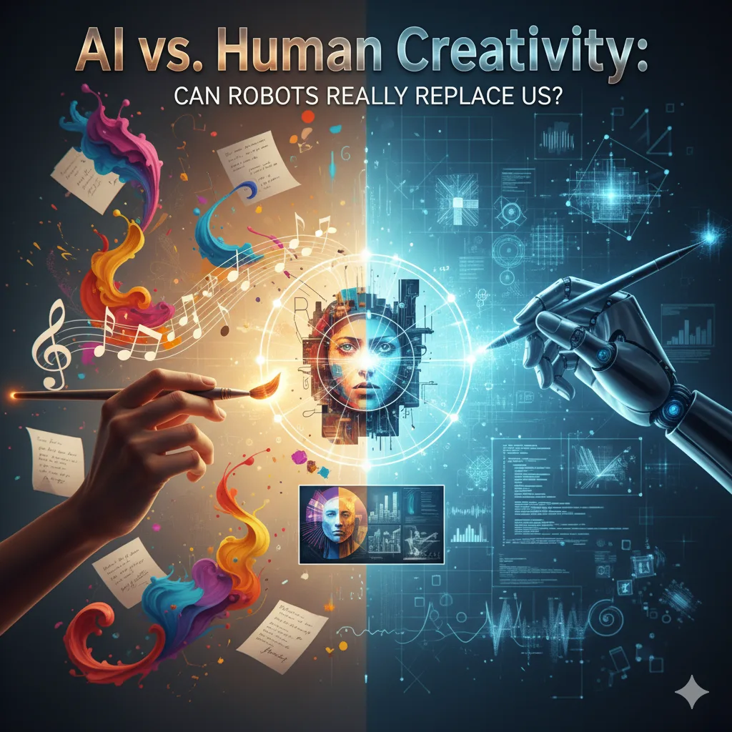 AI vs. Human Creativity: Can Robots Really Replace Us?