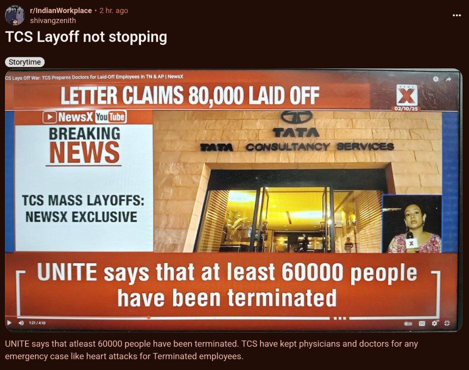 TCS 80,000 LAYOFFS JUST CONFIRMED | PEOPLE ARE CRYING | TCS APPOINTED DOCTORS FOR THEM | ARTIFICIAL INTELLIGENCE (AI) TAKING JOB IS REAL