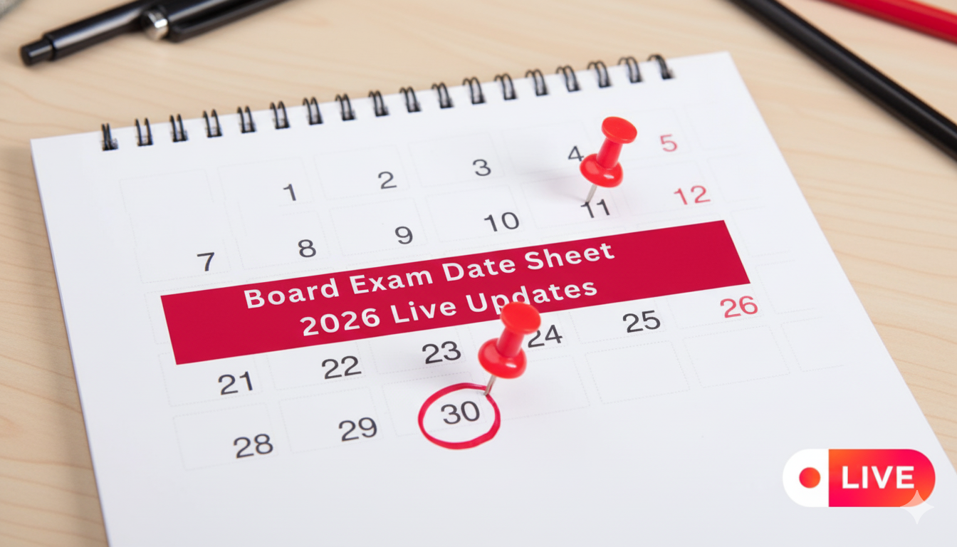 Board Exam Date Sheet 2026 Class 10 & 12 ,CBSE, Maharashtra Board, UP Board, GSEB, HBSE Date Sheet – Complete Schedule & Updates