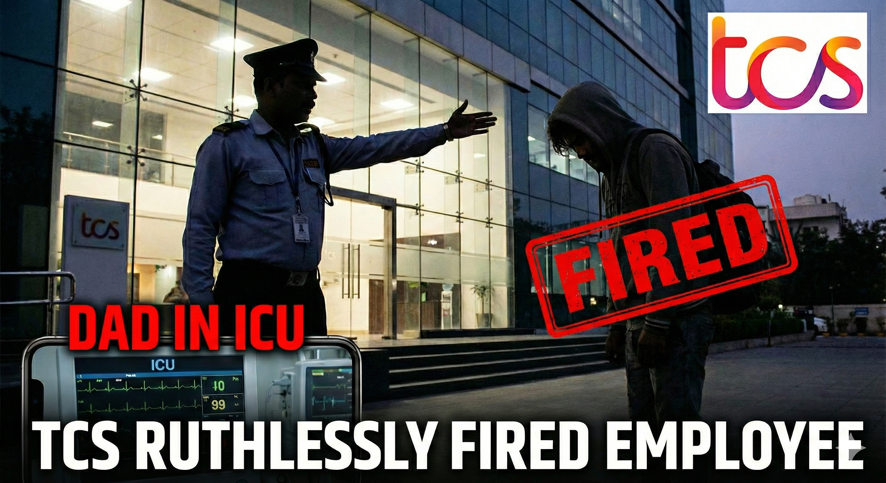 His father was in the ICU… TCS - Tata Consultancy Services forced him to resign, naked reality behind major IT firm’s workforce practices